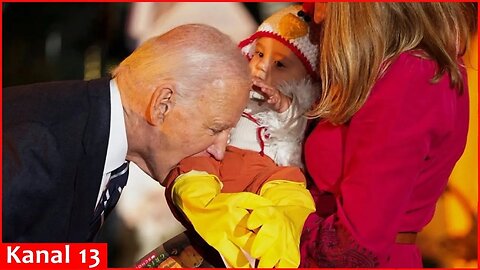 Biting the baby by Biden during the Halloween celebration at the White House became the agenda