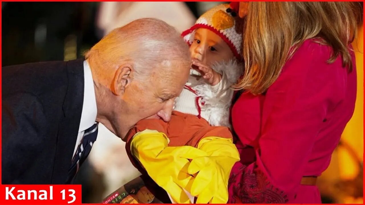 Biting the baby by Biden during the Halloween celebration at the White House became the agenda