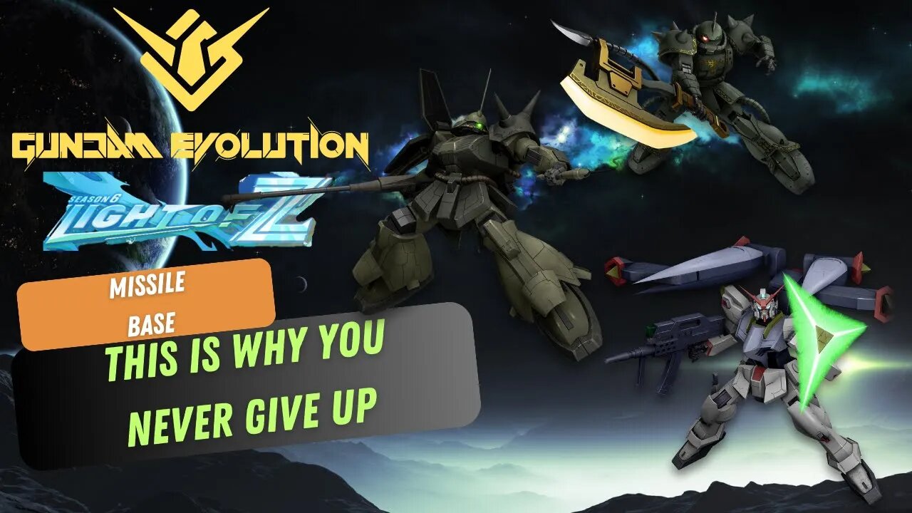 Missile base with a Melee unit. Lets see | Gundam Evolution | Full Game