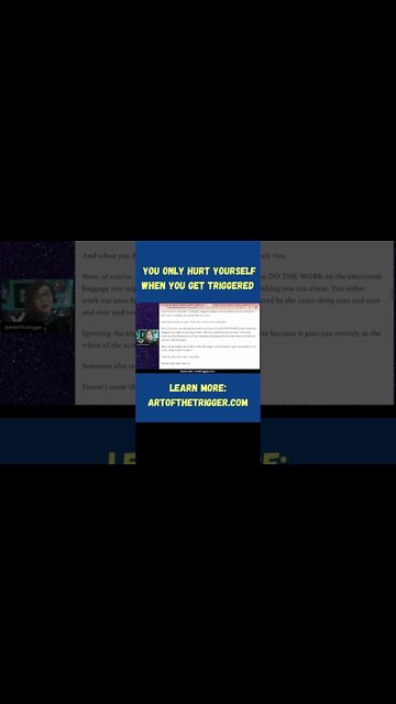 When you get triggered, you only hurt yourself. You're making yourself suffer for no reason #shorts