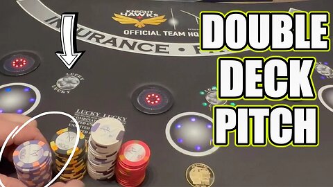 $10,000 BUY-IN Double Deck Pitch! Huge Table Win! Split Up To 4 TIMES!