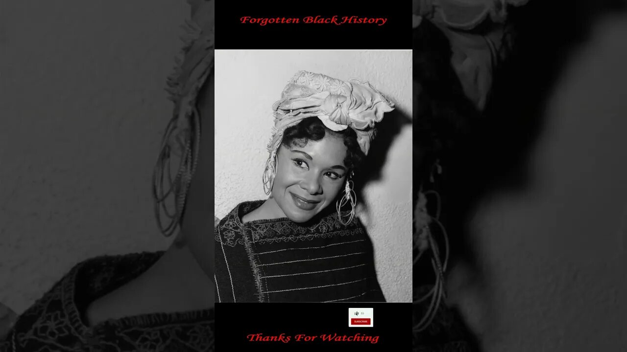 Katherine Dunham | Forgotten Black History #shorts