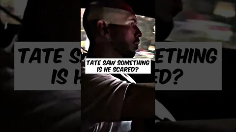 Tate Saw Something, He Looks Worried #andrewtate #andrewtatearrested #tatebrothers
