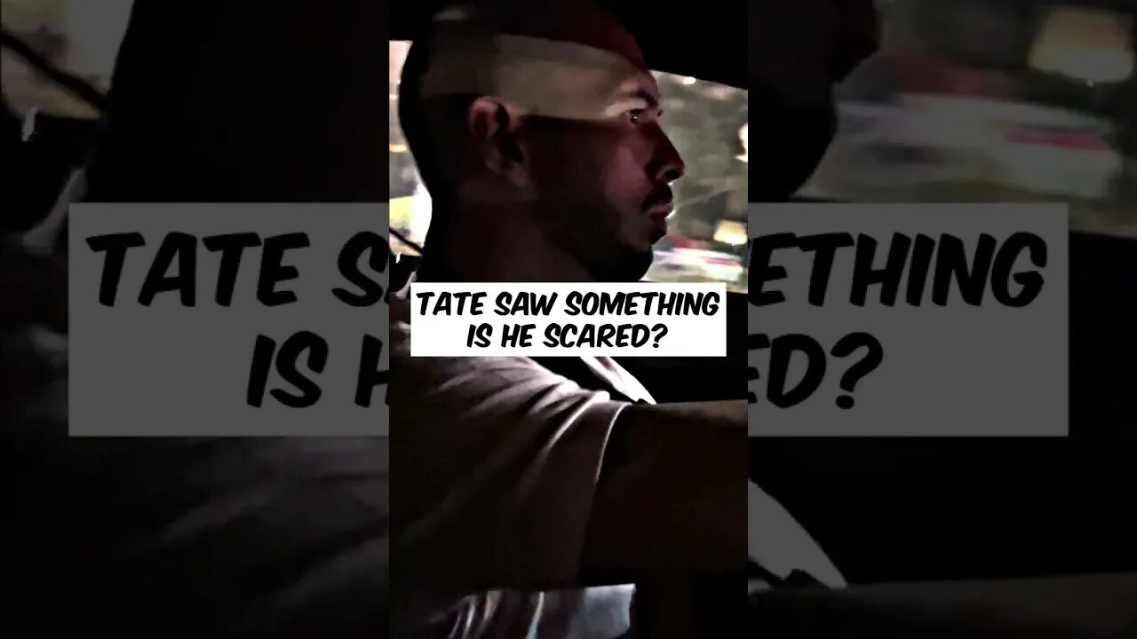 Tate Saw Something, He Looks Worried #andrewtate #andrewtatearrested #tatebrothers