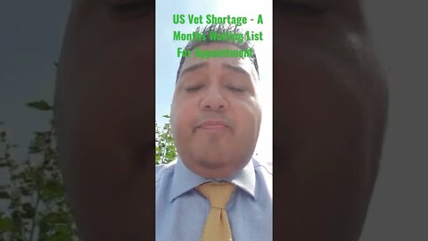 #US #Vet #Shortage - A Months Waiting List For #Appointment