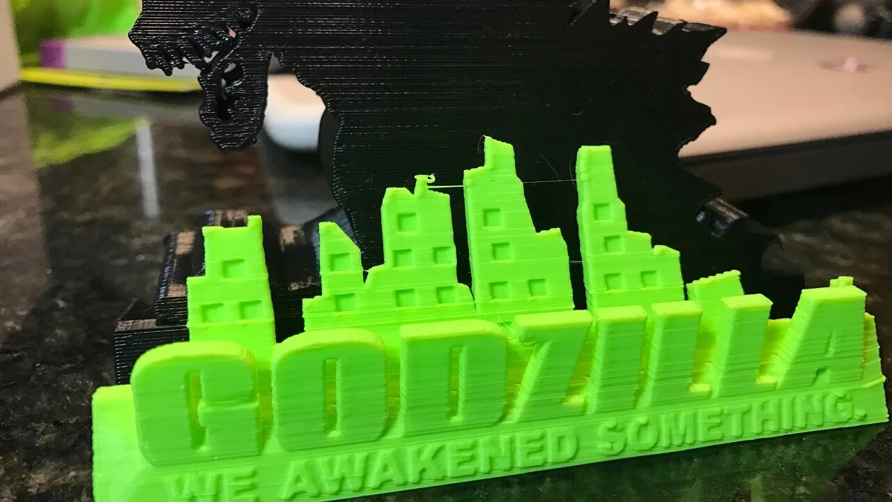 Dangerous 3D Printed GODZILLA!