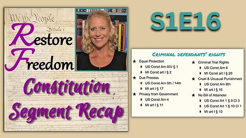 The role of AG - Constitution Segment Recap S1E16