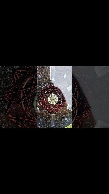 Large Vortex Coil Orgonite Charge Plate - S&A's Orgonite Creations ⚛️🕉✡️✝️☦️🔯☯️