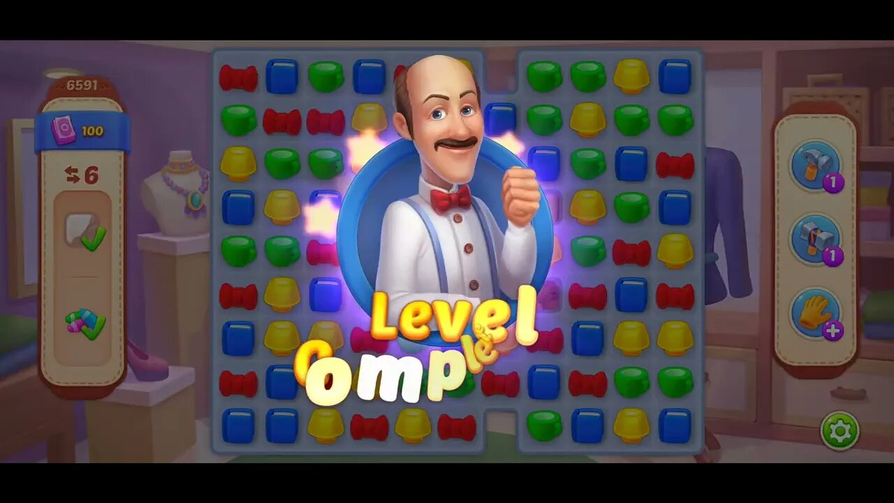 Playrix Homescapes Gameplay Walkthrough Level 6591