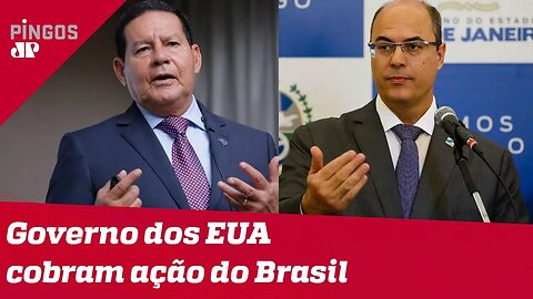 Witzel divulga, sem autorização, conversa com Mourão