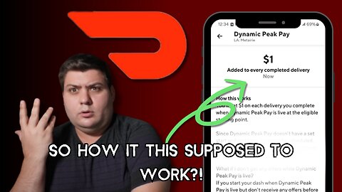 Dynamic Peak Pay on Doordash - EVERYTHING You MUST Know!! New Pilot Program!