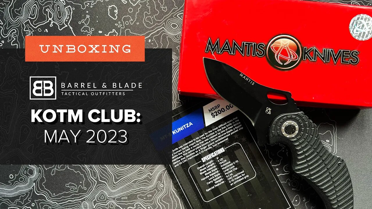 I Don't Know About This One... - Unboxing the May 2023 KOTM Club from Barrel and Blade