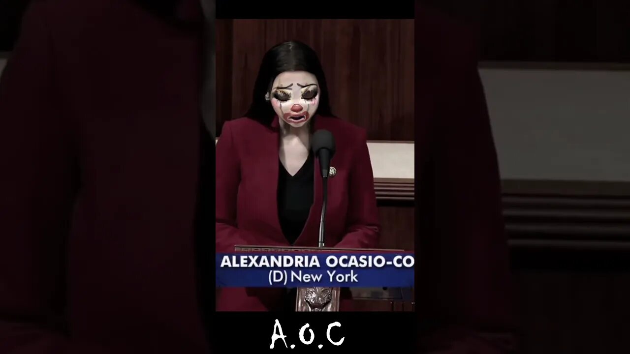 Alexandria Ocasio Cortez Crying Clown