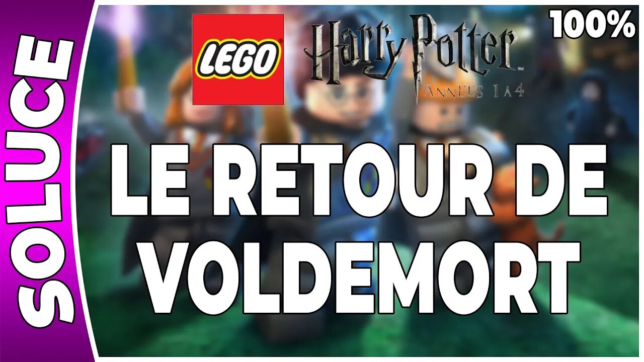 LEGO Harry Potter : Années 1 à 4 - LE RETOUR DE VOLDEMORT - 100% - Emblèmes et perso [FR PS3]