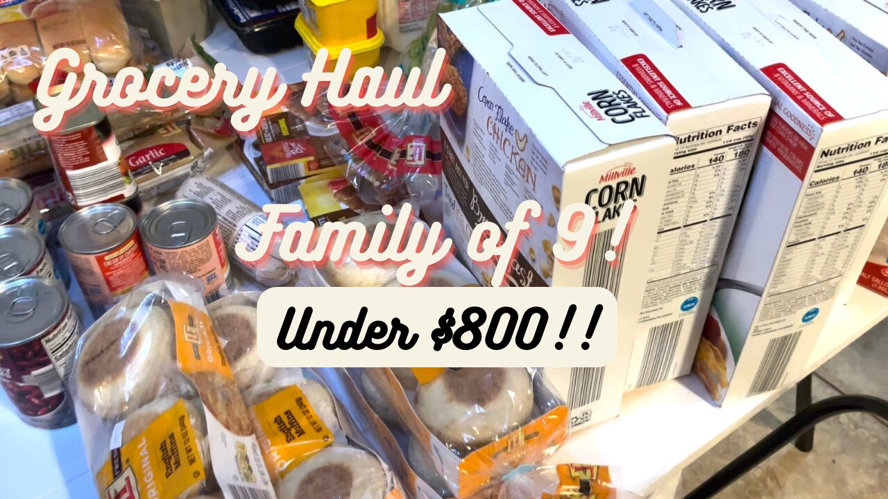 Grocery Haul | Family of 9! | August 2023 | OVERBUDGET!