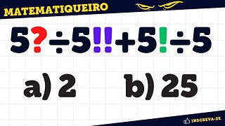 COMO CALCULAR O TERMIAL E O FATORIAL DUPLO | RESPOSTA DE ENQUETE | MATEMATICA BÁSICA