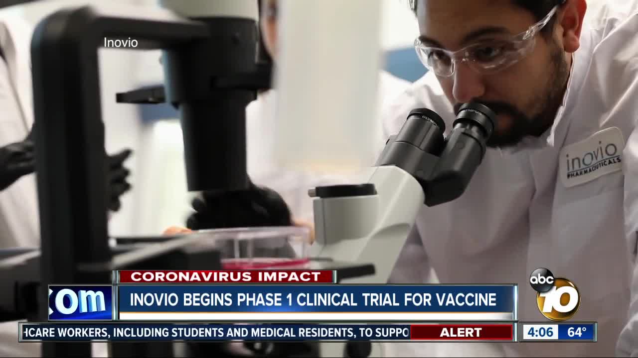 First patient gets vaccine as part of clinical trial