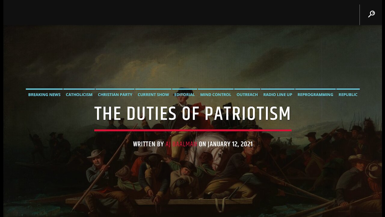 The Duties Of Patriotism