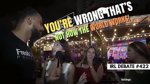 Myron Challenged A Modern Chick and Her Friend