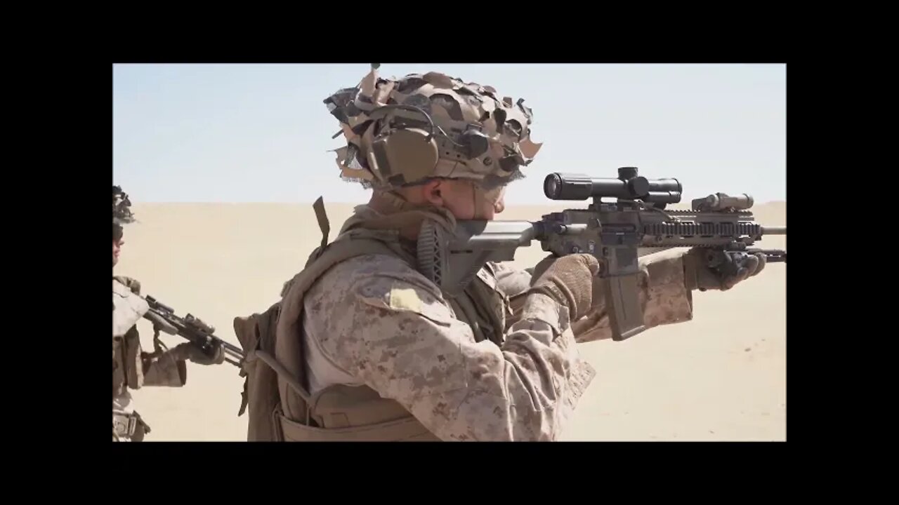 11th MEU Marines Conduct Live-Fire and Maneuver in Kuwait