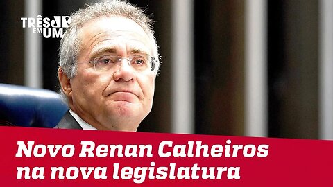 Renan Calheiros promete um novo perfil a partir de sexta-feira, primeiro dia da nova legislatura