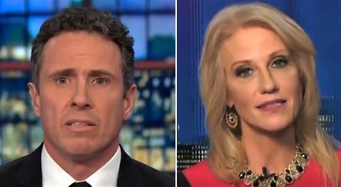 CNN himbo Chris Cuomo and Kellyanne Conway spar in marathon debate