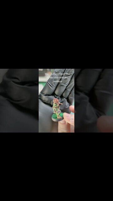 More progress! this time on some tentacles #miniaturepainting #warhammer #3dprinting #warhammer40k