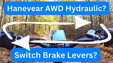 HANEVEAR H100 AWD: The Easy Way To Change Hydraulic Brake Levers