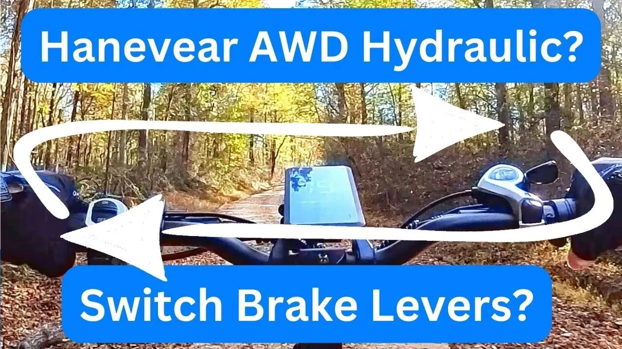 HANEVEAR H100 AWD: The Easy Way To Change Hydraulic Brake Levers