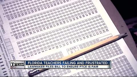 FL teachers failing & frustrated: Lawmaker files bill after historic failures on competency exam | WFTS Investigative Report