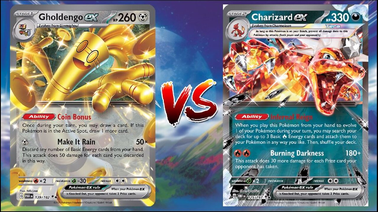 Pokemon TCG Live Gholdengo EX Eldegoss VS Charizard EX Matches!!