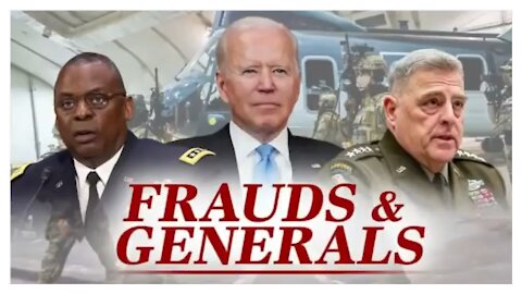 president biden and Our top military leaders act like second-rate political hacks