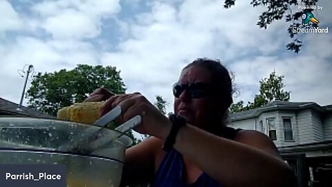 Testing out the Stainless Steel Corn Cutter to Freeze Sweet Corn