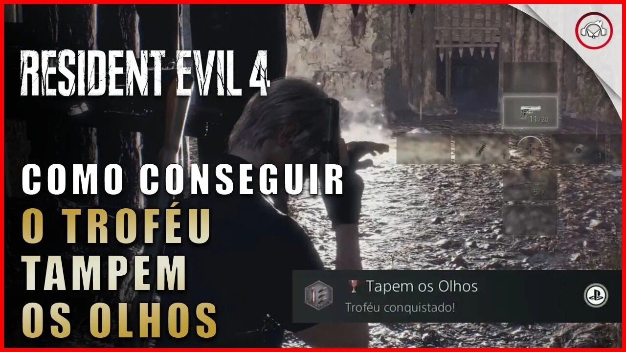 Resident Evil 4 Remake, Como conseguir o troféu Tampem os olhos | Super-Dica