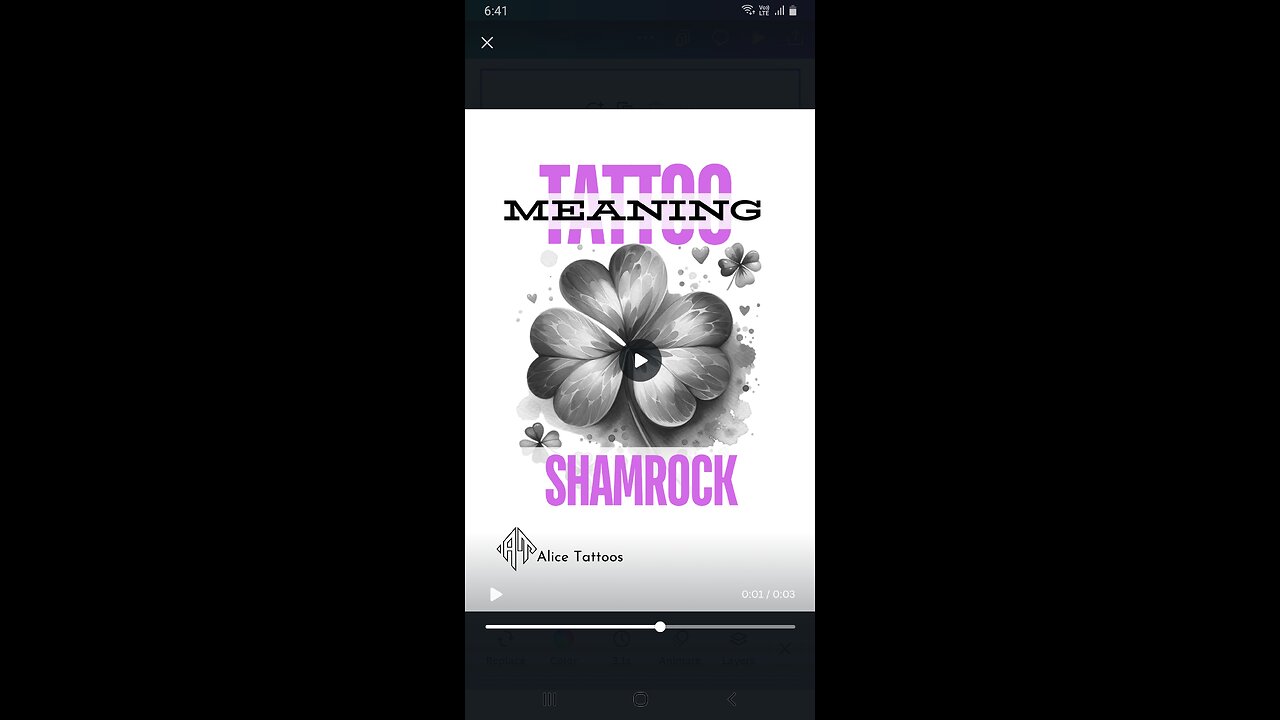 Shamrock tattoo ?