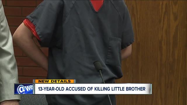 Teen accused of killing 11YO brother arraigned