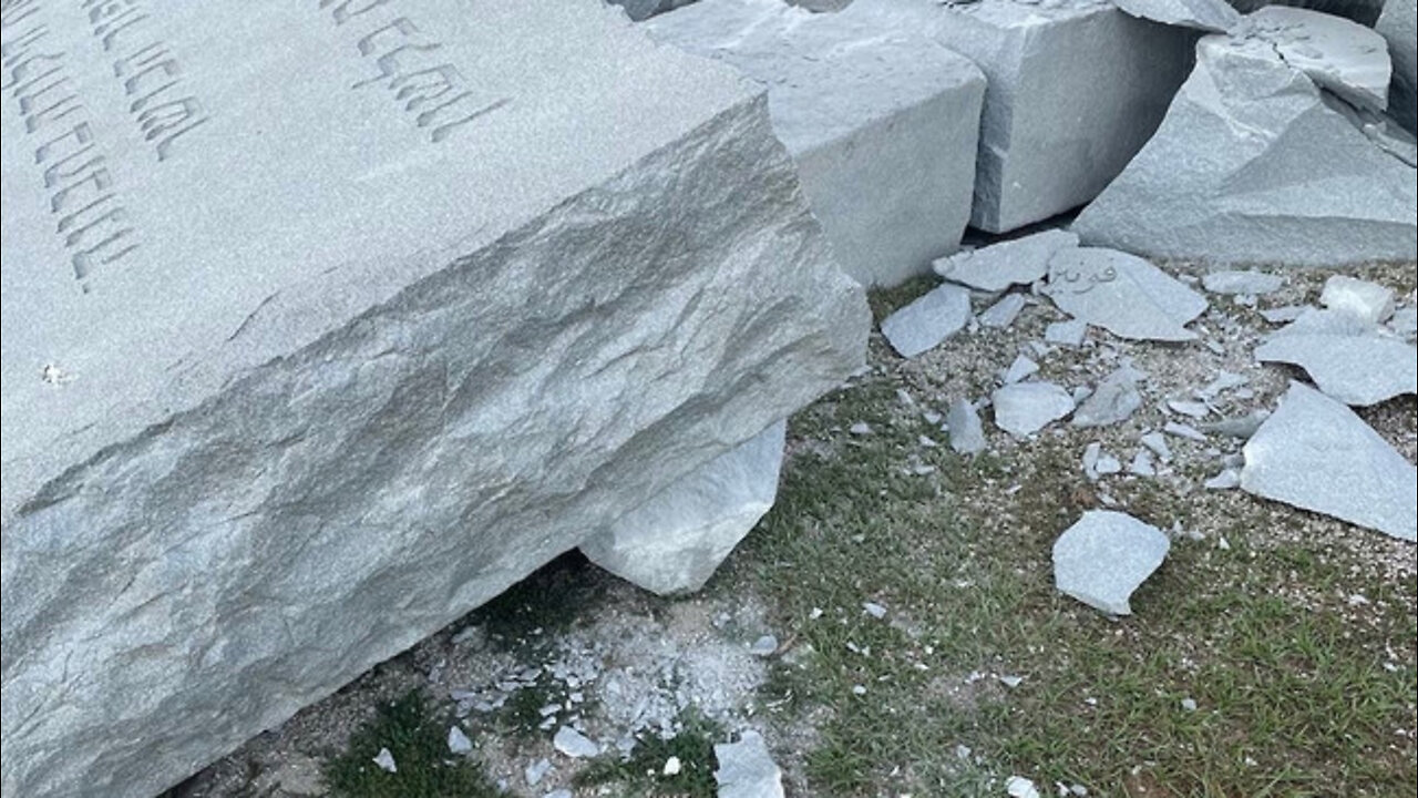 Georgia Guidestones Explosion Then Demolished