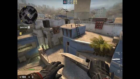 T Spawn Alley Block Mid Short de_mirage smoke