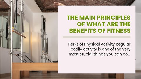 The Main Principles Of What Are the Benefits of Fitness Training?