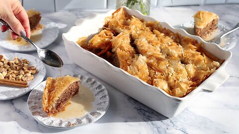 You Have Never Seen a Baklava Like This. Baklava Cake (My Mother’s Recipe)