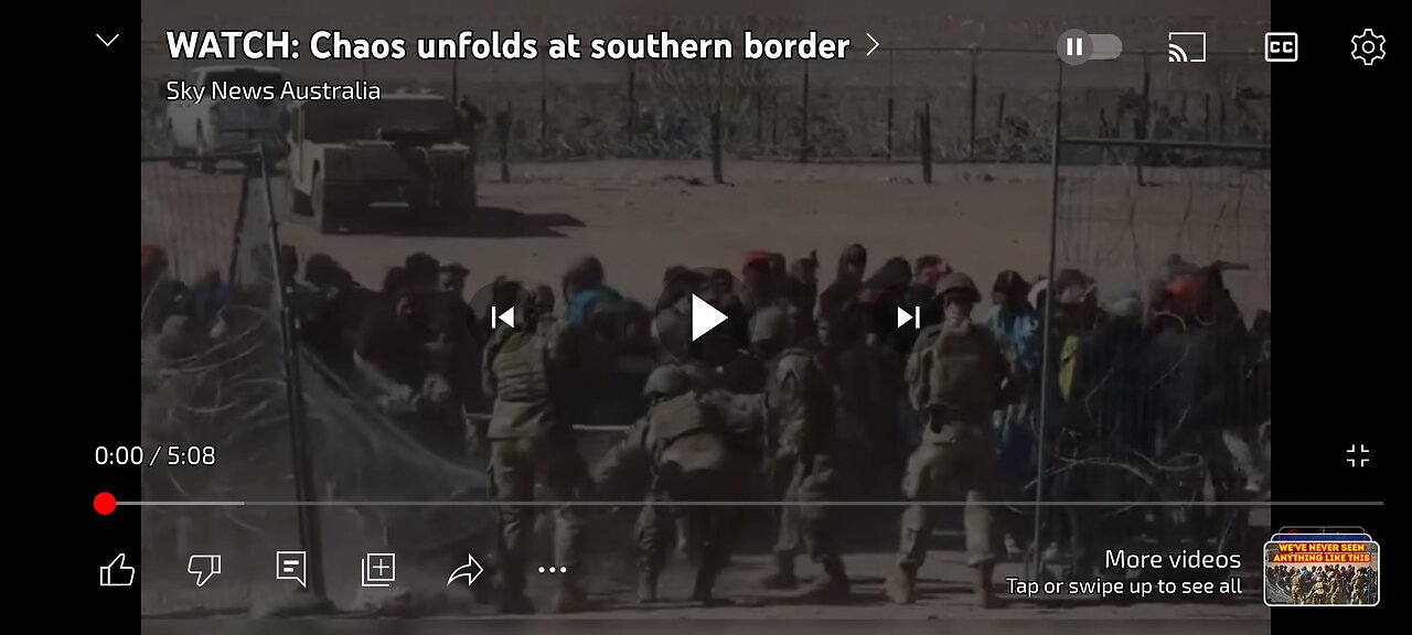 Migrants overrun TX National Gaurd