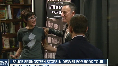 Bruce Springsteen stops in Denver for book tour