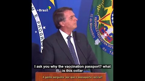 Bolsonaro and the NAZI vaccination passport!