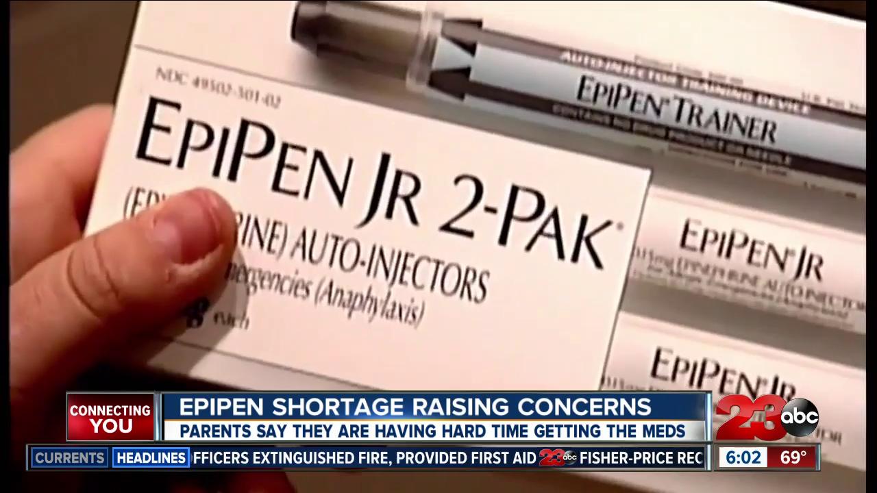 EPIPEN SHORTAGE RAISING CONCERNS