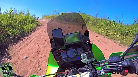 Pushing The KLR 650 & Myself | Harrison Hills ATV Trails