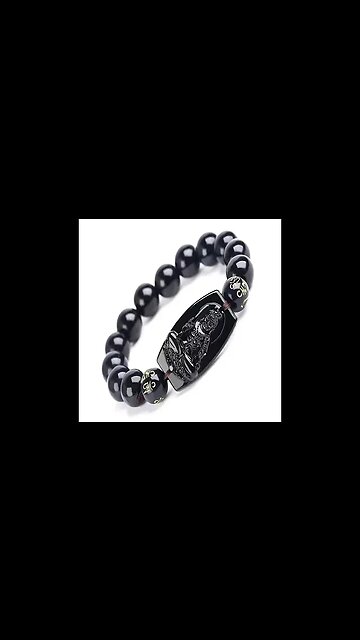 CHINESE ZODIAC OBSIDIAN PROTECTION BRACELET