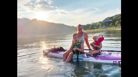 Inaugural Paddle Trip with the kids