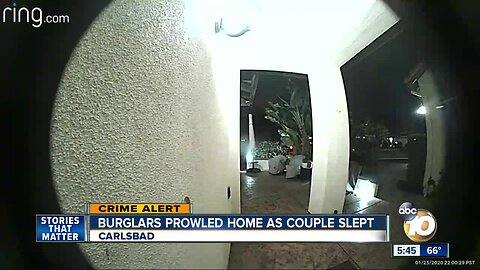 Burglars prowl Carlsbad home as couple slept