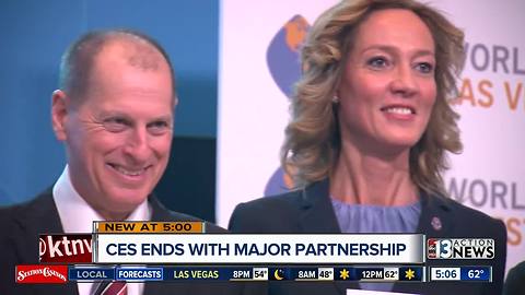 CES wraps up with major international business partnership