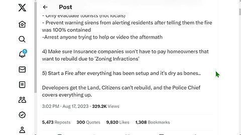 毛伊島火災陰謀論